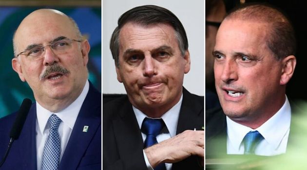 Milton Ribeiro, Jair Bolsonaro, Onyx Lorenzoni: diversos membros do governo foram infectados pelo novo coronavírus.