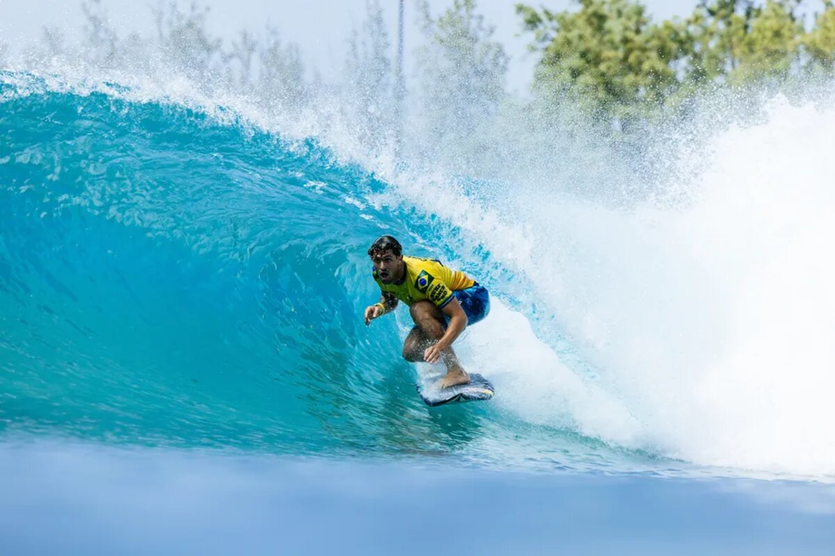 João Chianca está fora das duas primeiras etapas da WSL em 2024 — Foto: Pat Nolan/World Surf League